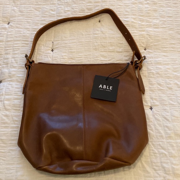 Able Handbags - NWT Able Eden Bucket Bag Whiskey
